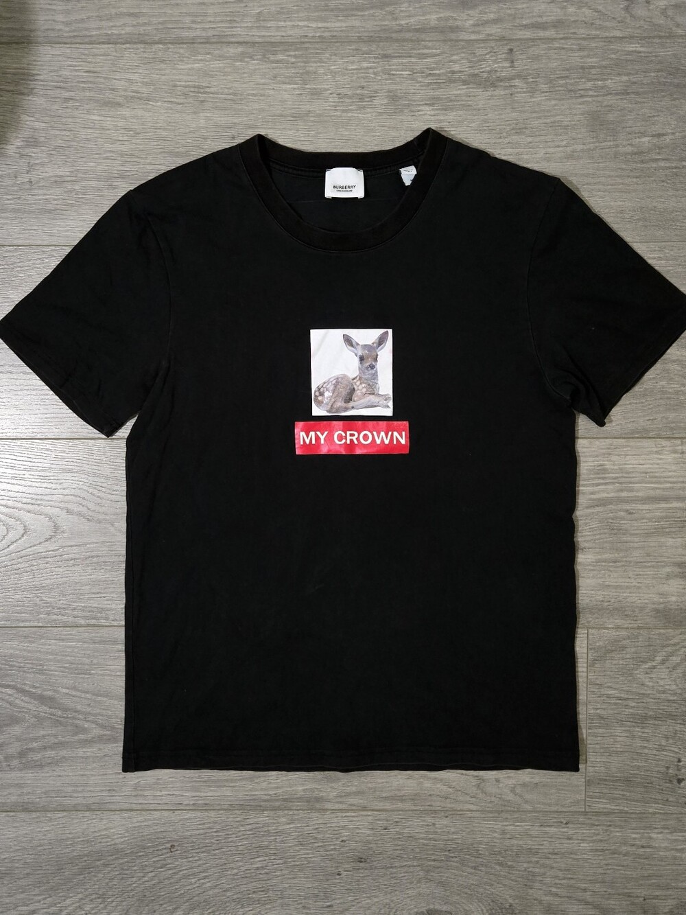 Women's Burberry Deer My Crown Graphic T-Shirt